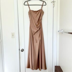 Billy J Ilana Maxi Dress - Latte, size 6 (AUS 10)